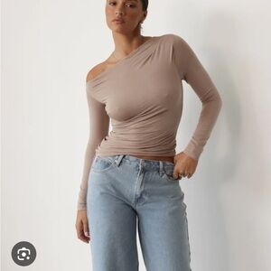 Charcoal clothing top
